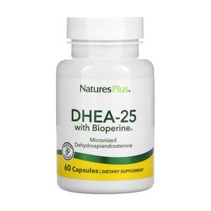 Дегидроэпиандростерон с биоперином NaturesPlus DHEA-25 With Bioperine, 60 капсул