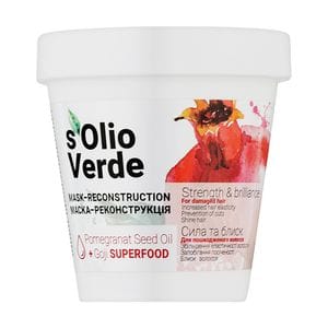 Маска-реконструкция Solio Verde Pomegranat Speed Oil Mask-Reconstruction для поврежденных волос, 200 мл 
