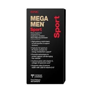 Витаминно-минеральный комплекс для спорта GNC Mega Men Sport 180 Caplets (856499)