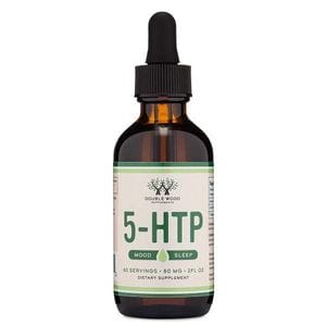 Триптофан Double Wood 5-HTP Liquid Drops 50 mg in 1 ml 60 ml /60 servings/ (859922)