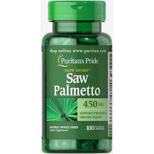 Экстракты ягод сереноа Puritan's Pride Saw Palmetto 450 mg 100 Caps (863053)