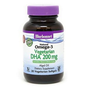 Омега 3 Bluebonnet Nutrition Omega 3 Vegetarian, DHA 200 mg 30 Veg Softgels BLB0908 (865249)