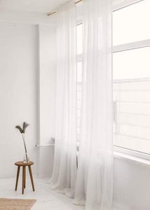Комплект тюлей Лен Лайт Lux Portiery 300х260 - 2 шт Молочный (TL3503) (913053)