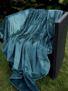 Плед Ecotton 150х220 см из микрофибры Well Soft Atlantic атлантический сине-зелёный (925262)