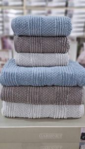 Набор хлопковых полотенец для ванной Cestepe Microcotton Grup 17 70х140см 3 шт (929100)