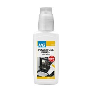 Гель для чистки духовок, гриля, барбекю HG Power Gel Brush Oven Cleaner со щеткой, 250 мл