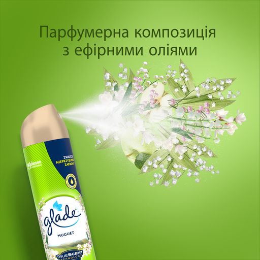 Освіжувач повітря Glade Конвалія, аерозоль, 300 мл