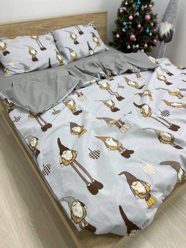 Наволочка 50х50 Бязь Gold Luxe на запах Скандинавский гном (1003000)