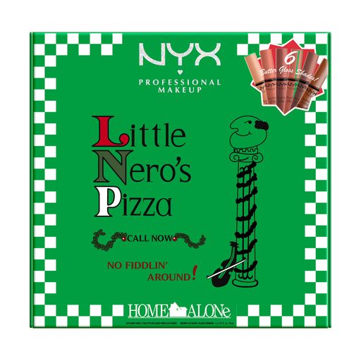 Набор блесков для губ NYX Professional Makeup Home Alone Little Nero's Pizza Butter Gloss Set, 6*8 мл