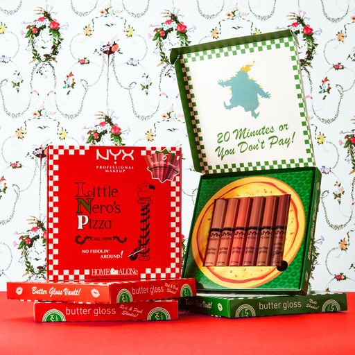 Набор блесков для губ NYX Professional Makeup Home Alone Little Nero's Pizza Butter Gloss Set, 6*8 мл