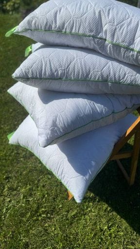 Подушка з бамбуковим волокном 70х70 см Білий (П4К-bambuk-podushka-001-02) (1003726)