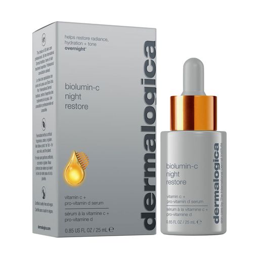 Уценка! Ночная восстанавливающая сыворотка для лица Dermalogica Biolumin-C Night Restore с витамином С, 25 мл