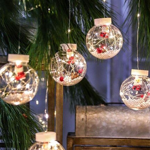 Гірлянда "Дід Мороз" Xmas WW-1 Copper Curtain Ball Lamp 3 х 1.5 м Теплий білий (1005035)