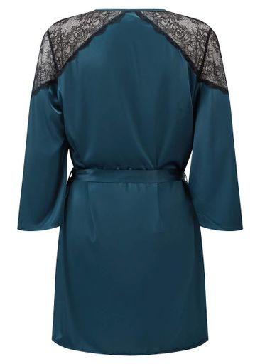 Халат жіночий Gossard VIP Confession 19513 M Black Teal (5053014909116) (1006165)