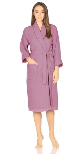 Халат женский вафельный Gursan Purple L/XL (1007835)