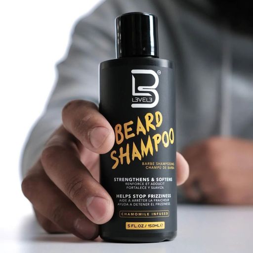 Шампунь для бороды Level3 Beard Shampoo Strengthens & Softens с экстрактом ромашки, 150 мл