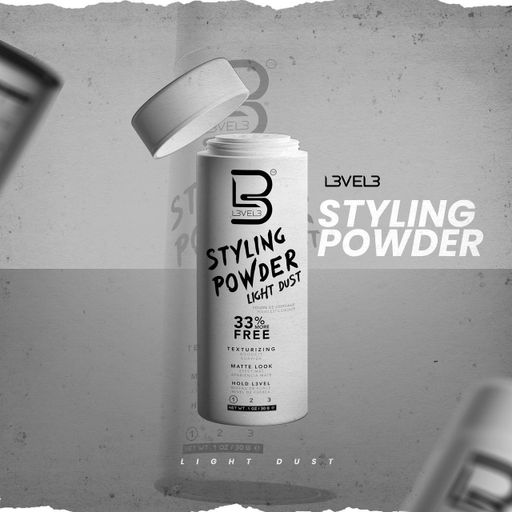 Пудра для укладки волос Level3 Styling Powder Light Dust белая, легкой фиксации, 30 г