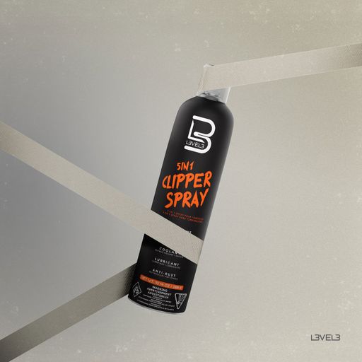 Уценка! Спрей для машинки Level3 5-in-1 Clipper Spray для стрижки волос 5 в 1, 288 г