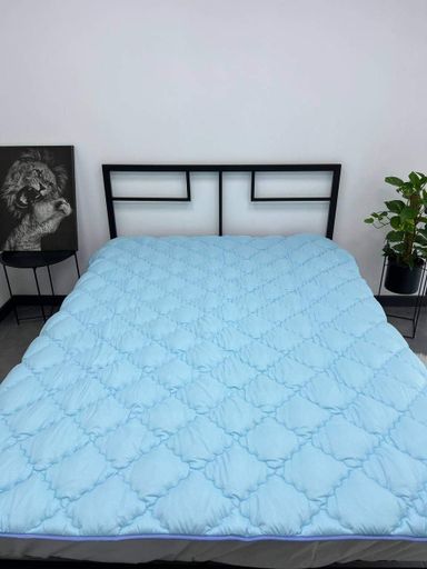 Ковдра ODA зимова холофайбер  двоспальна 175x210 блакитний-синій (1009742)