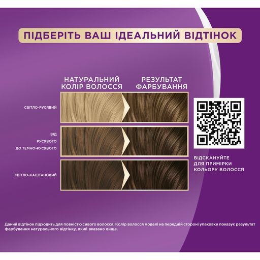 Стойкая крем-краска для волос Palette Интенсивный цвет, 6-0 Темно-русый, 110 мл