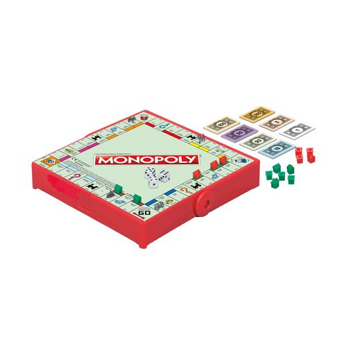 Настольная игра дорожная Monopoly Монополия, 16*24*5 см, от 8 лет (F8256)