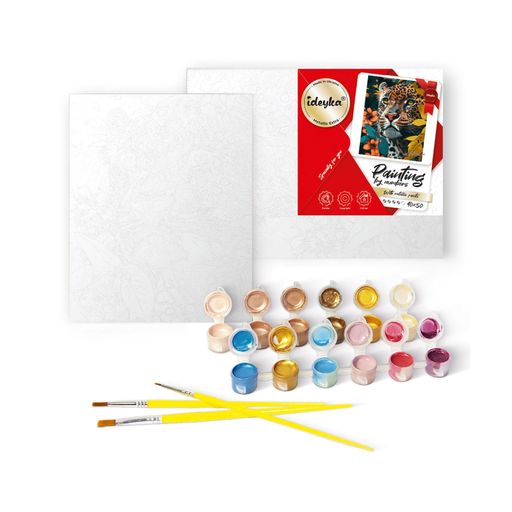 Картина за номерами Ideyka Мудрі совушки з фарбами металік extra, 40*50 см (KHO6514)