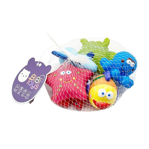 Набор для купания Bibi Toys Морские обитатели, от 3 лет, 4*8*6 см, 6 шт (761025BT)
