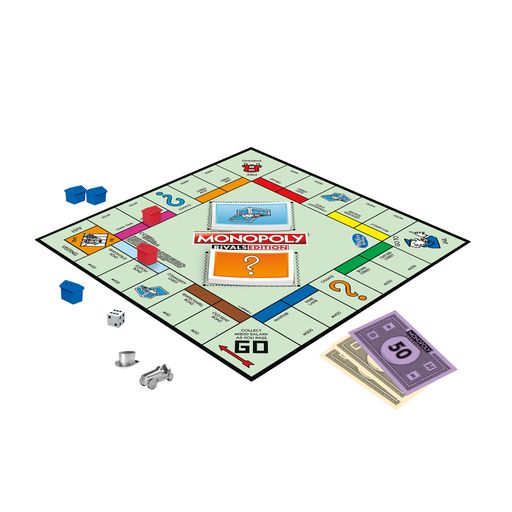 Настольная игра Hasbro Monopoly Rivals Edition от 8 лет, 26.7*4.1*20 см, 69 деталей (E8134/E9264)