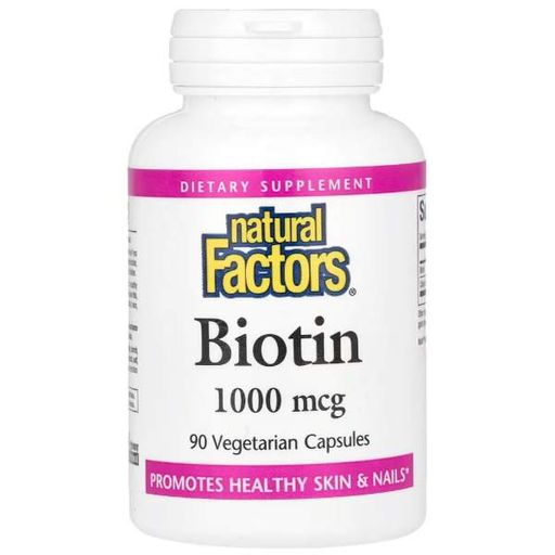 Биотин Natural Factors Biotin 1000 mcg 90 Veg Caps (1019574)