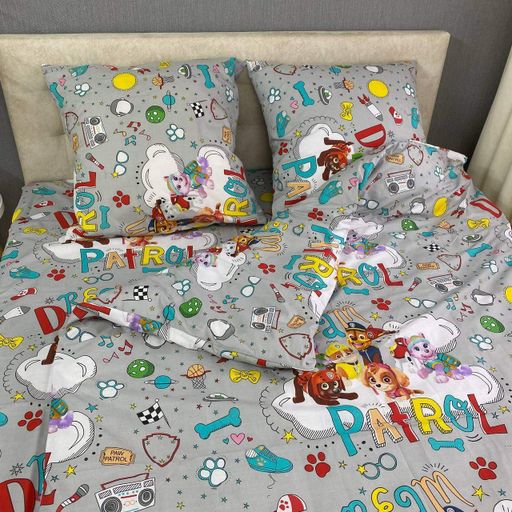 Полуторный детский комплект Щенячий патруль (Бязь)| Наволочка 70х70 см (1024601)