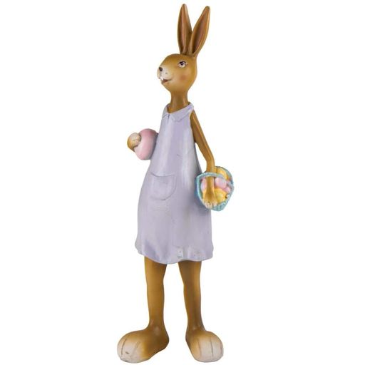 Набір двох декоративних статуеток Easter Bunnies 29х9х7 см Lefard AL219028 (1025836)