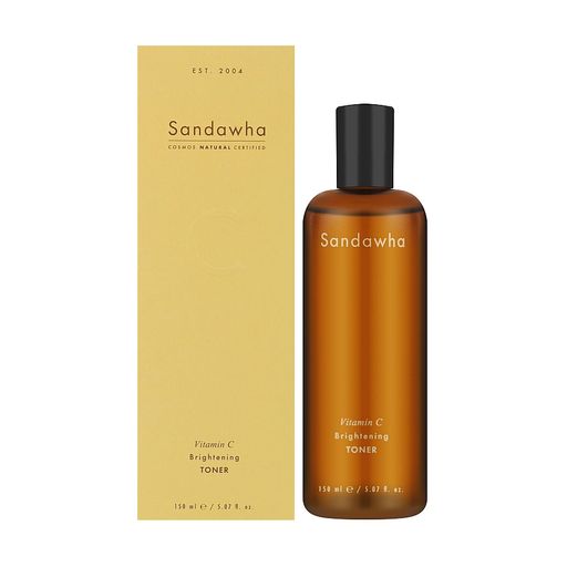 Антивозрастной и осветляющий тонер для лица Sandawha Vitamin C Brightening Toner с витамином С, 150 мл