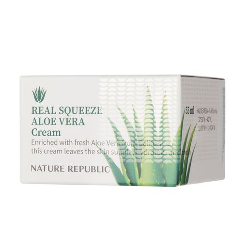 Крем для лица Nature Republic Real Squeeze Aloe Vera Cream, 55 мл