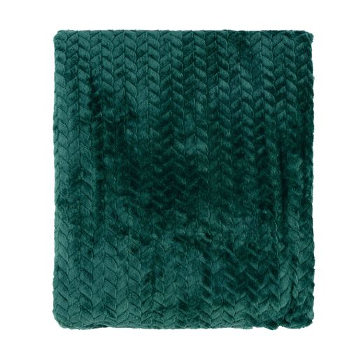 Плед Ardesto Jacquard Braid изумрудный, 160*200 см (ART0207JB)