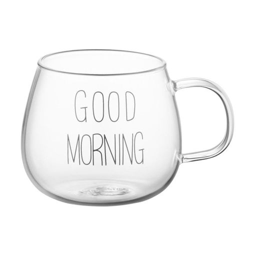 Набор чашек Ardesto Good Morning с ручками, прозрачный, 2*430 мл (AR2643BMR)