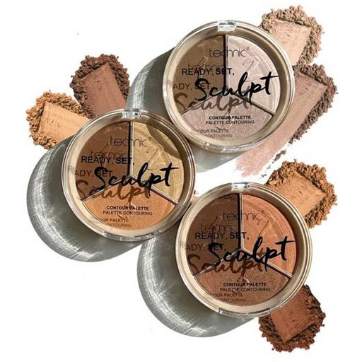 Палетка для контуринга лица technic Ready Set Sculpt Contour Palette, 9.9 г