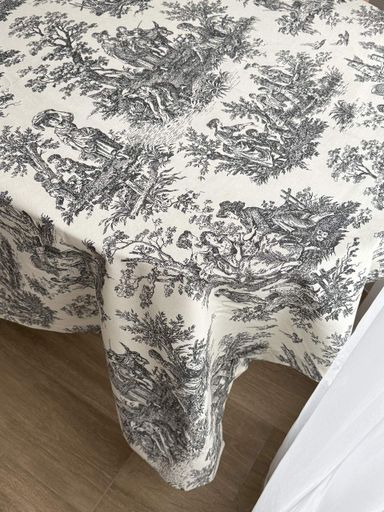 Скатерть столовая Ecotton DUCK 170х200 см водоотталкивающая Italiano серый (30497 Grey) (1028596)