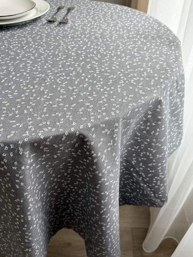 Скатерть столовая Ecotton 170х200 см водоотталкивающая серый (V 11/ Grey) (1028619)