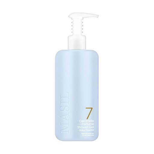 Парфумований гель для душу Masil 7 Ceramide Perfume Shower Gel Baby Powder з церамідами та ароматом дитячої присипки