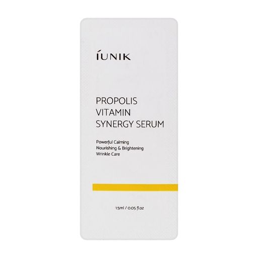 Витаминизированная сыворотка для оздоровления дермы IUNIK Propolis Vitamin Synergy Serum с прополисом, 1.5 мл (саше)
