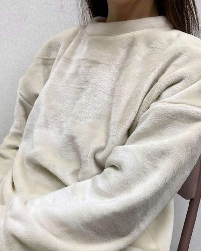Жіночий костюм Ecotton домашній L-XL із мікрофібри Well Soft Milk молочний (1032263)