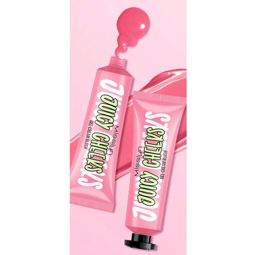 Кремовые румяна для лица Misslyn Juicy Cheeks Gel-Cream Blush, 10 мл