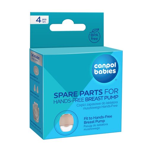 Запасные части для молокоотсоса Canpol Babies Spare Parts for Hands-Free Breast Pump, 4 шт (20/105)
