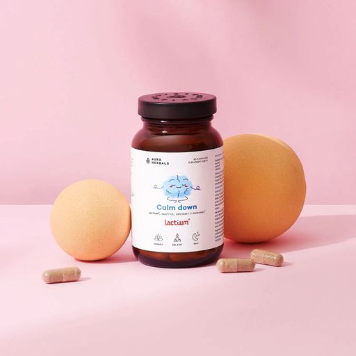 Комплекс от стресса Aura Herbals Calm Down Lactium, 60 капсул