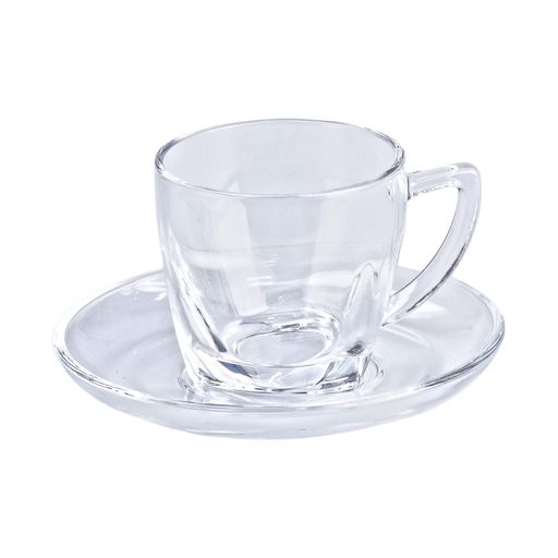Чайный сервиз на 6 персон стеклянный Clear, прозрачный TS Kitchen HP572 (1048481)