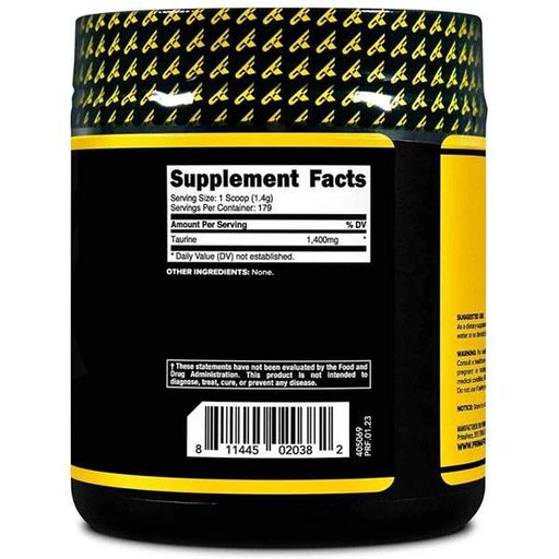 Таурин для спорта Primaforce Taurine Powder 250 g /179 servings/ Unflavored (1051815)
