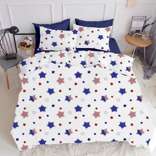 Полуторна постільна білизна Star America Dark Blue COSAS Синій 160х220 см (1057795)