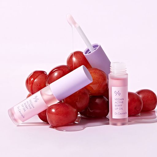 Масло-блеск для губ Dr.Ceuracle Vegan Active Berry Lip Oil с ресвератолом и экстрактом клюквы, 4.5 мл