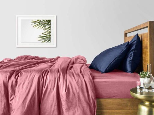 Півтораспальний комплект COSAS ROSE SATIN CS3 160х220 см Синій (1061053)