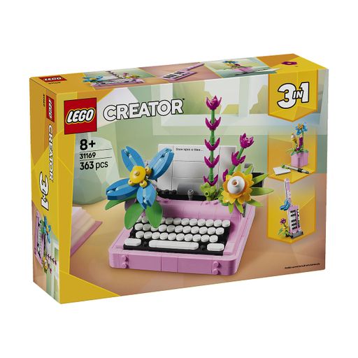 Конструктор LEGO Creator Печатная машинка с цветами, 363 детали, от 8 лет (31169)